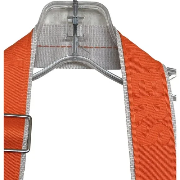 Parajumpers Beach Tote Bag Cream Orange Adjustable Strap Crossbody Logo $185 - Picture 3 of 14